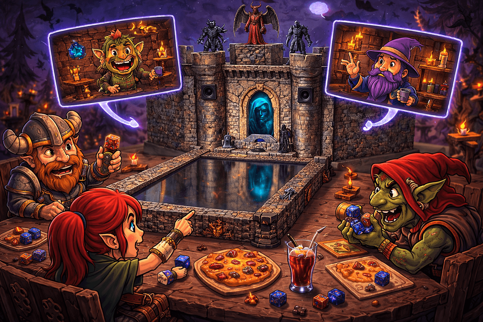 One table, in-person or remote