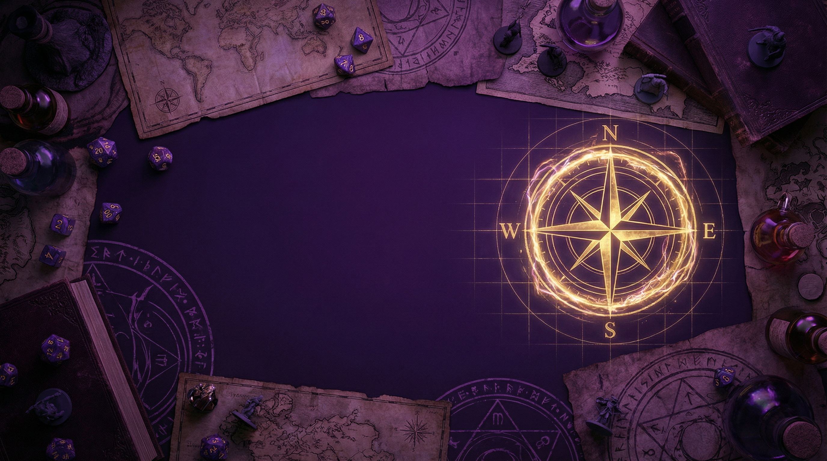 Dungeon Master controls the map and world